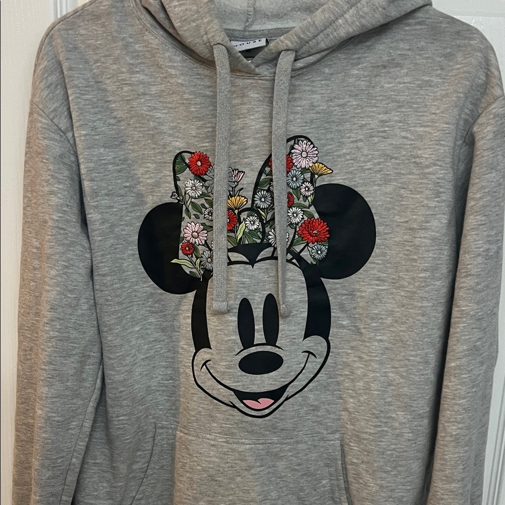Disney Gray Hoodie with Mickey Mouse Design